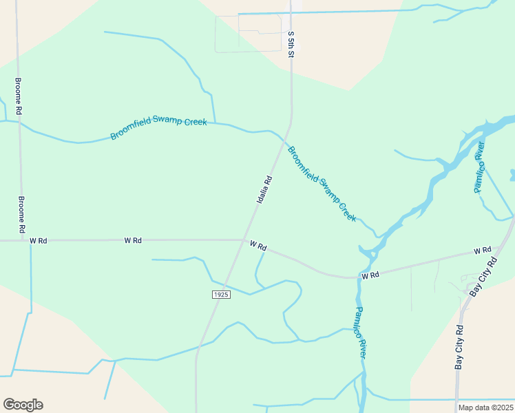 map of restaurants, bars, coffee shops, grocery stores, and more near State Road 1925 in Aurora