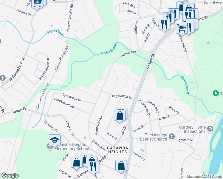 map of restaurants, bars, coffee shops, grocery stores, and more near 301 Tomberlin Road in Mount Holly