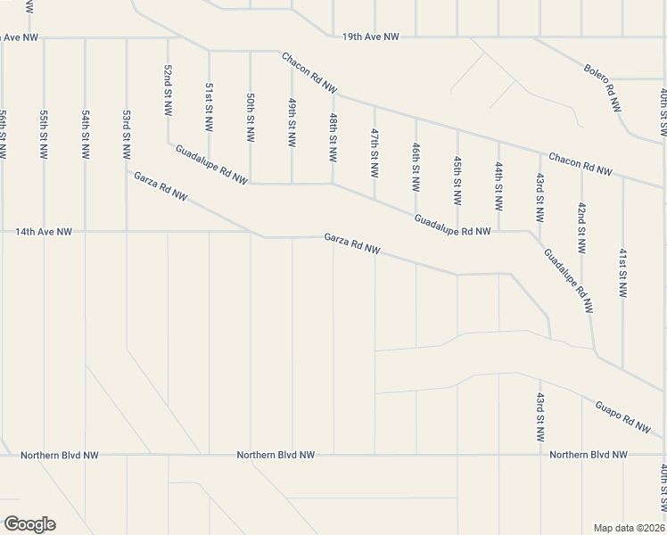 map of restaurants, bars, coffee shops, grocery stores, and more near 48th Street Northwest in Albuquerque