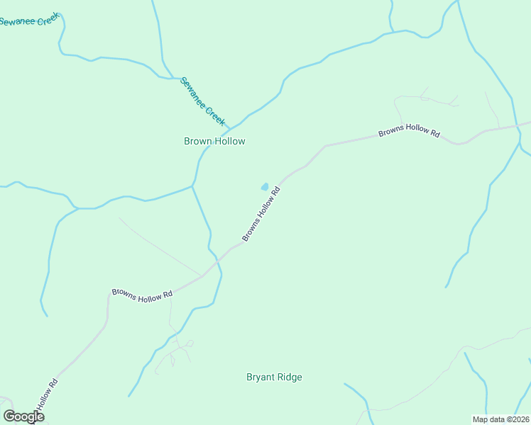 map of restaurants, bars, coffee shops, grocery stores, and more near 3978 Browns Hollow Road in Tracy City