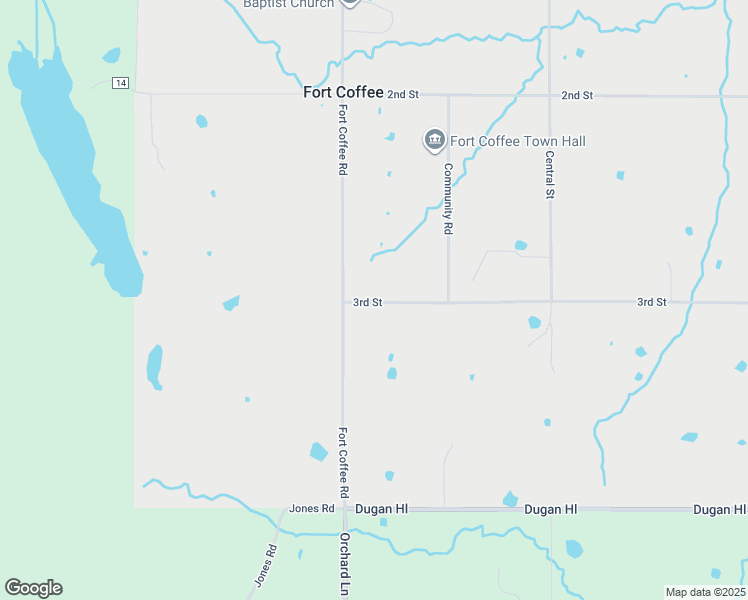 map of restaurants, bars, coffee shops, grocery stores, and more near in Fort Coffee