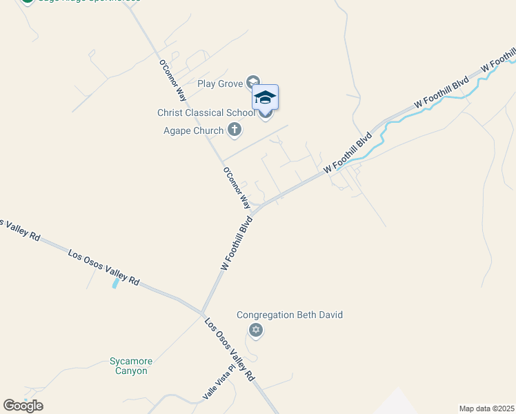 map of restaurants, bars, coffee shops, grocery stores, and more near 983 West Foothill Boulevard in San Luis Obispo