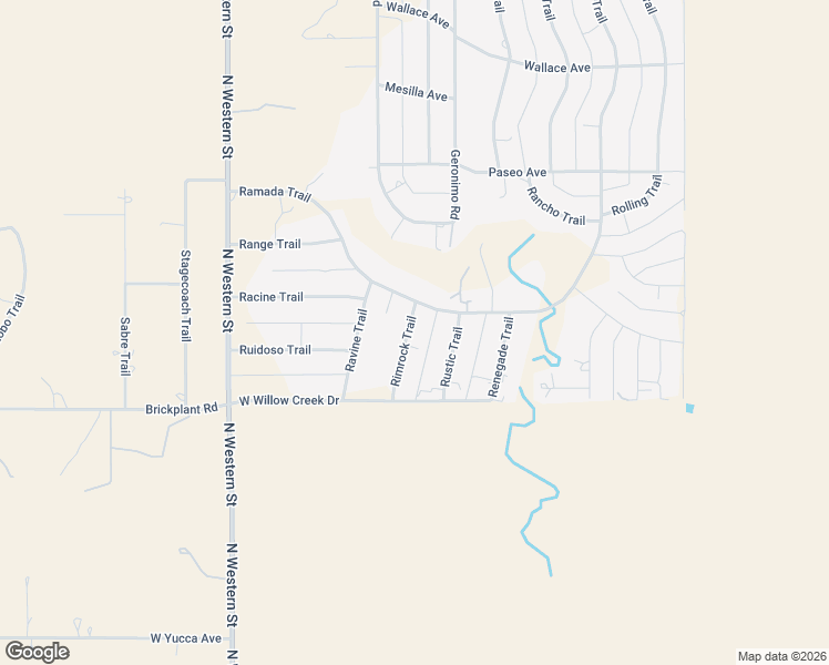 map of restaurants, bars, coffee shops, grocery stores, and more near 105 Rimrock Trail in Amarillo
