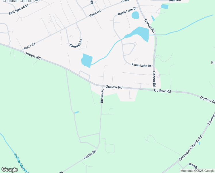 map of restaurants, bars, coffee shops, grocery stores, and more near 653 Outlaw Road in Dudley