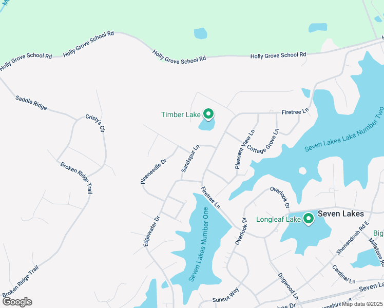 map of restaurants, bars, coffee shops, grocery stores, and more near 100 Seminole Court in Seven Lakes