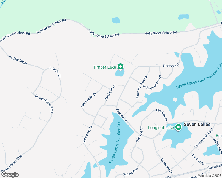 map of restaurants, bars, coffee shops, grocery stores, and more near 100 Seminole Court in Seven Lakes