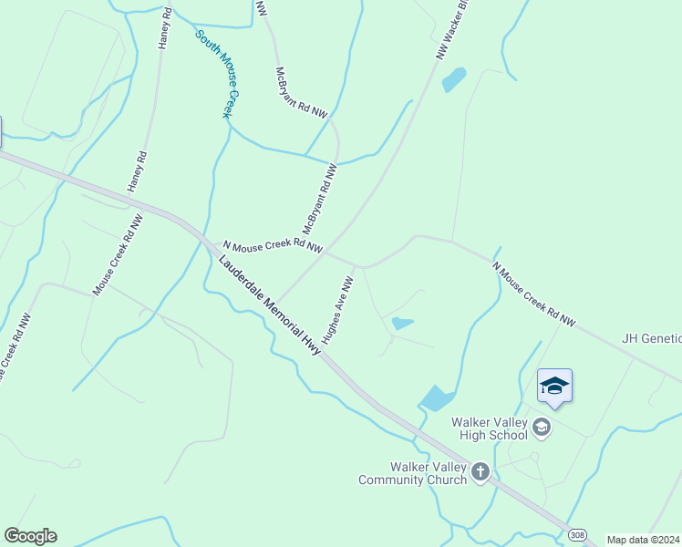 map of restaurants, bars, coffee shops, grocery stores, and more near 221 Hughes Avenue Northwest in Cleveland