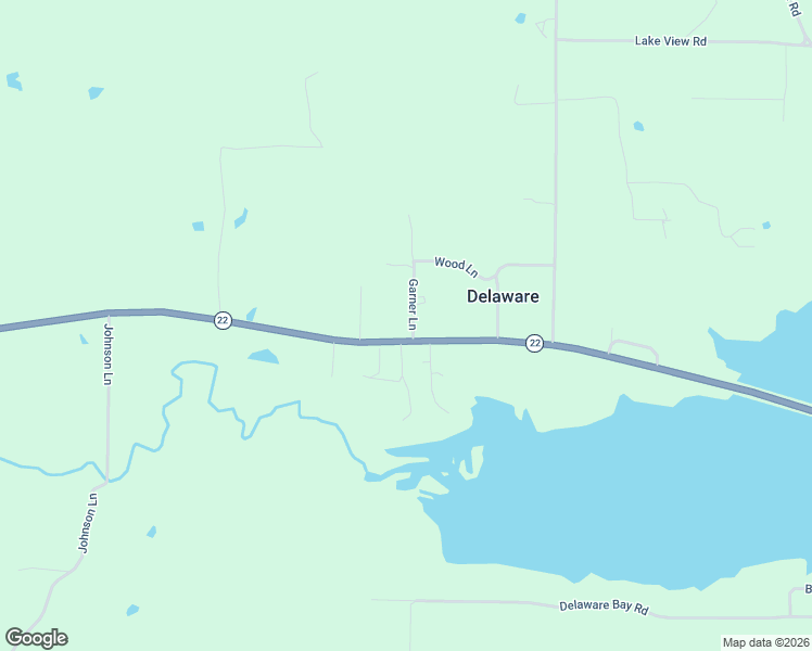 map of restaurants, bars, coffee shops, grocery stores, and more near 26249 Arkansas 22 in Delaware