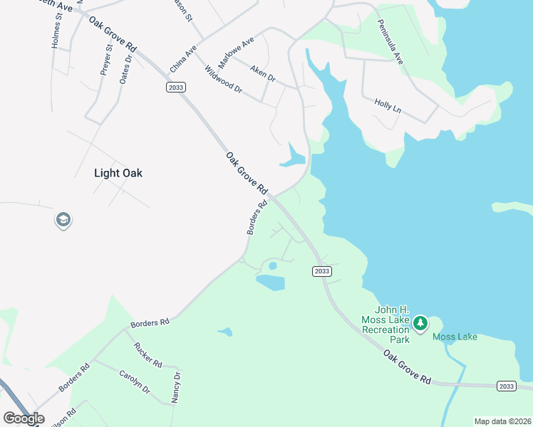 map of restaurants, bars, coffee shops, grocery stores, and more near 526 Borders Road in Shelby