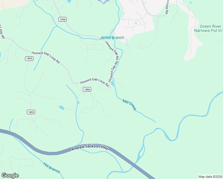map of restaurants, bars, coffee shops, grocery stores, and more near 2340 Howard Gap Loop Road in Flat Rock