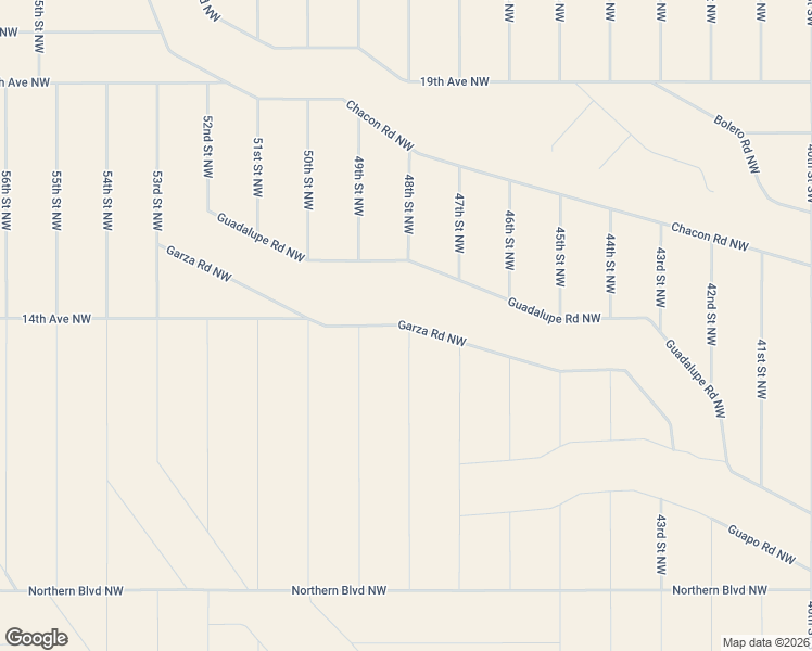map of restaurants, bars, coffee shops, grocery stores, and more near Garza Road Northwest in Rio Rancho