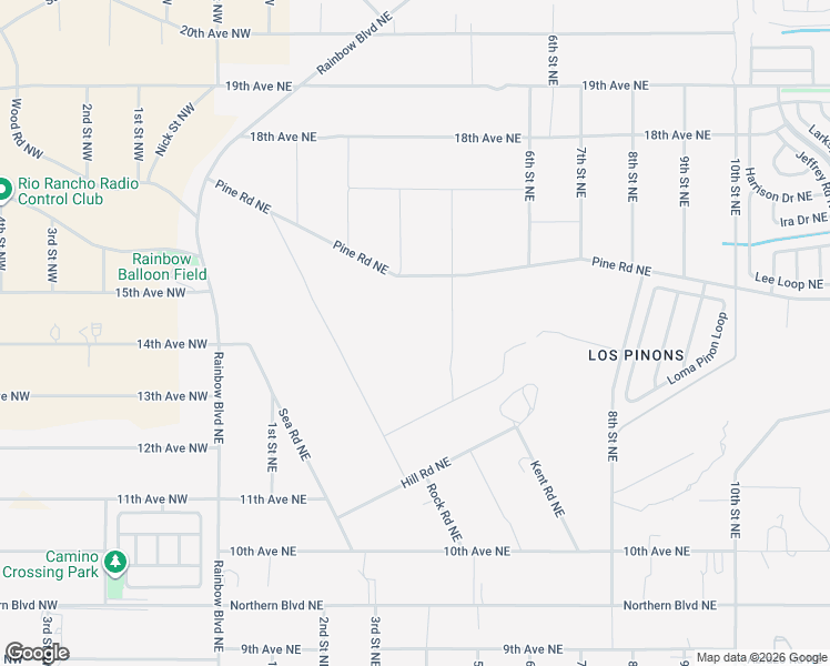 map of restaurants, bars, coffee shops, grocery stores, and more near 4th Street Northeast in Rio Rancho