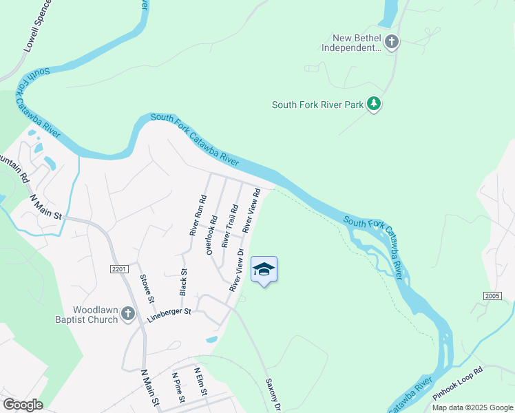 map of restaurants, bars, coffee shops, grocery stores, and more near 562 River View Drive in Lowell