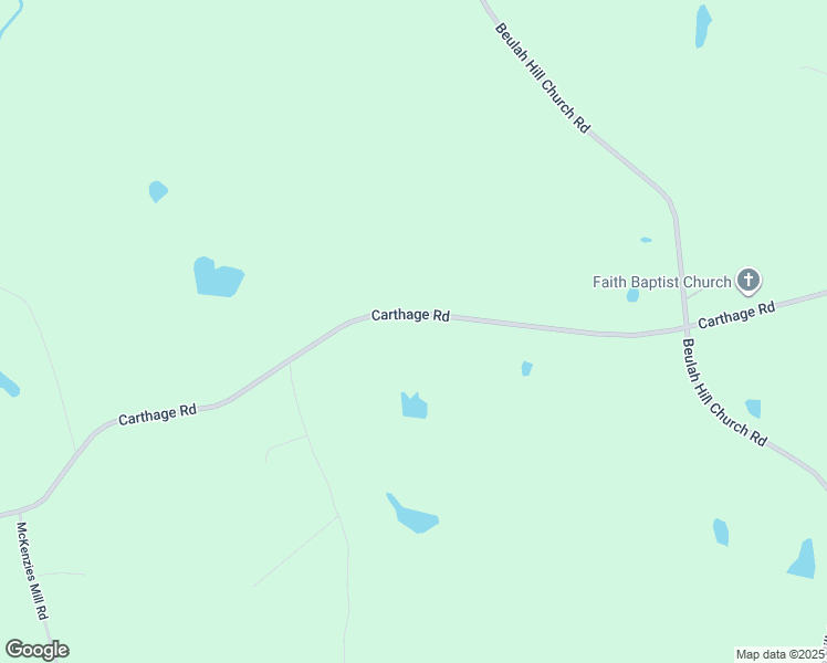 map of restaurants, bars, coffee shops, grocery stores, and more near 2592 Carthage Road in Moore County