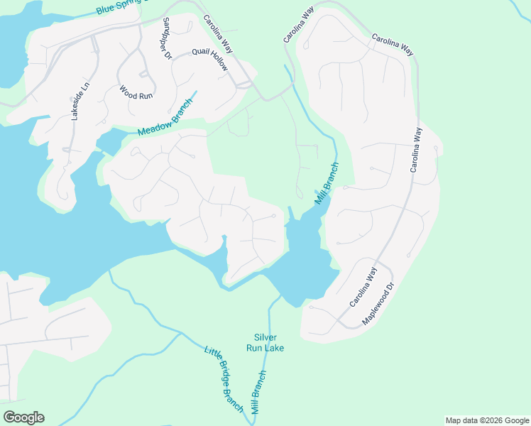 map of restaurants, bars, coffee shops, grocery stores, and more near 34 Bermuda Trail in Sanford