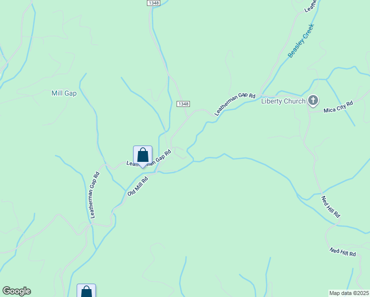 map of restaurants, bars, coffee shops, grocery stores, and more near Leatherman Gap Road in Franklin