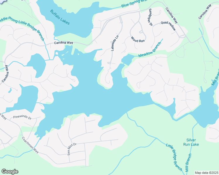 map of restaurants, bars, coffee shops, grocery stores, and more near 488 Lakeside Lane in Sanford