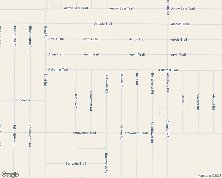 map of restaurants, bars, coffee shops, grocery stores, and more near Beckworth Road in San Luis Obispo County