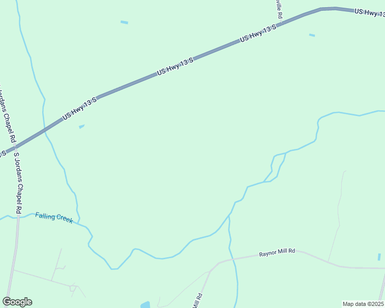 map of restaurants, bars, coffee shops, grocery stores, and more near 5287 US Highway 13 South in Mount Olive