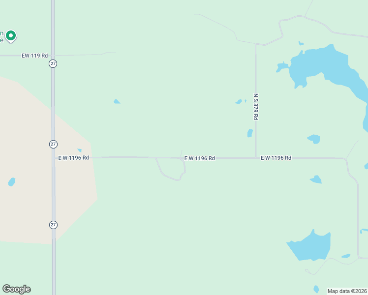 map of restaurants, bars, coffee shops, grocery stores, and more near East West 1196 Road in Wetumka