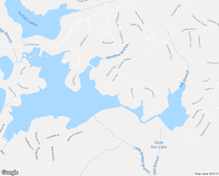 map of restaurants, bars, coffee shops, grocery stores, and more near 123 Port Bay in Sanford