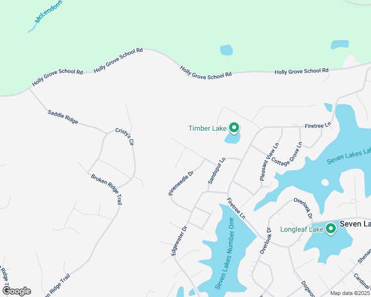 map of restaurants, bars, coffee shops, grocery stores, and more near 105 Azalea Court in Seven Lakes