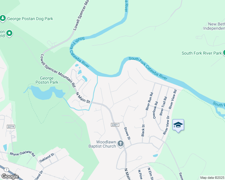 map of restaurants, bars, coffee shops, grocery stores, and more near 7001 Whitewater Loop in Lowell