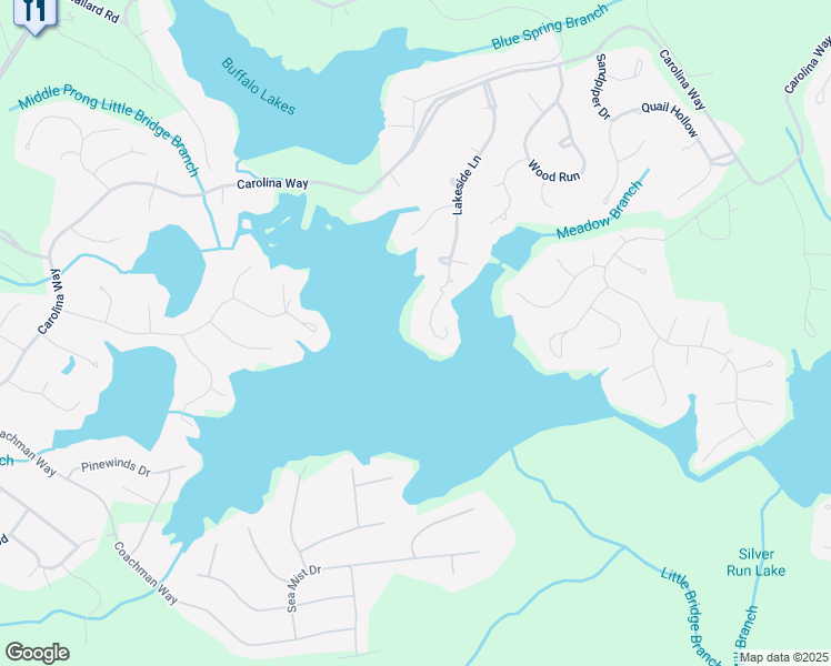 map of restaurants, bars, coffee shops, grocery stores, and more near 458 Lakeside Lane in Sanford