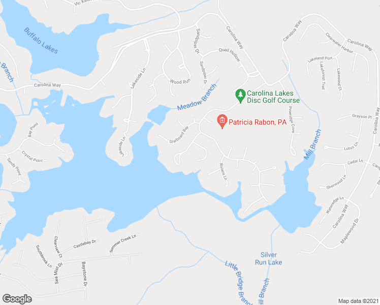 map of restaurants, bars, coffee shops, grocery stores, and more near 85 Port Bay in Sanford