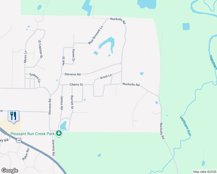 map of restaurants, bars, coffee shops, grocery stores, and more near 234 Marion Creekmore Drive in Bolivar