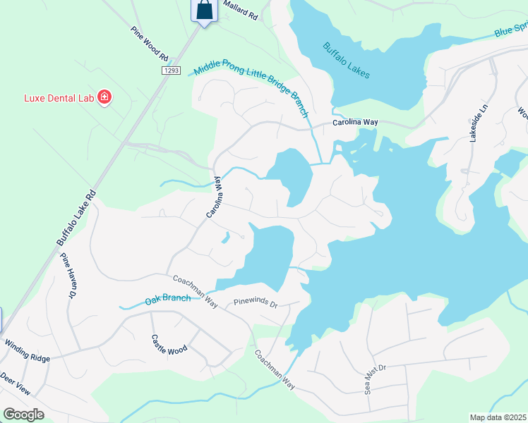 map of restaurants, bars, coffee shops, grocery stores, and more near 29 Sandhill Crane Court in Sanford