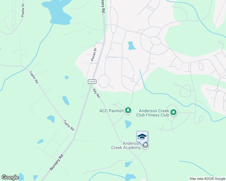 map of restaurants, bars, coffee shops, grocery stores, and more near 40 Great Pine Court in Spring Lake