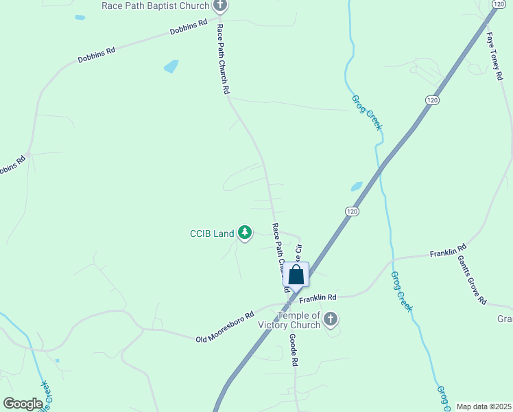map of restaurants, bars, coffee shops, grocery stores, and more near 124 Teri Court in Mooresboro