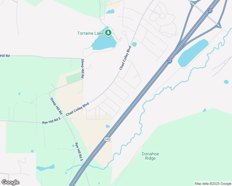 map of restaurants, bars, coffee shops, grocery stores, and more near 8218 Mallory Lane in Fort Smith