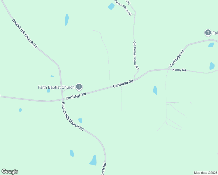 map of restaurants, bars, coffee shops, grocery stores, and more near 2078 Carthage Road in Moore County