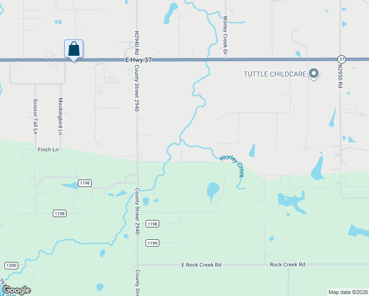 map of restaurants, bars, coffee shops, grocery stores, and more near 3217 Batley Dr in Tuttle