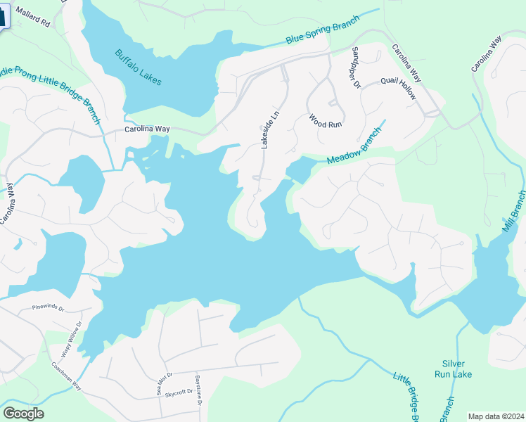 map of restaurants, bars, coffee shops, grocery stores, and more near 536 Lakeside Lane in Sanford