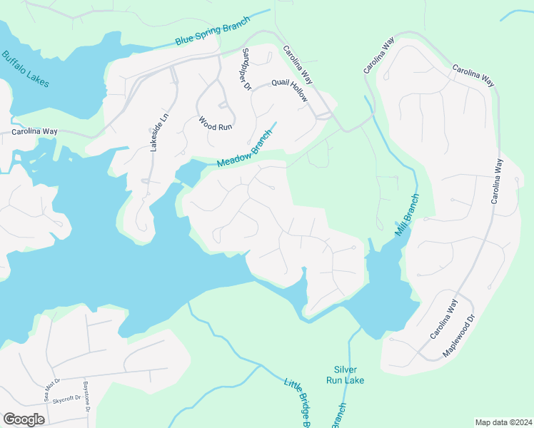 map of restaurants, bars, coffee shops, grocery stores, and more near 446 Captain Harbour in Sanford