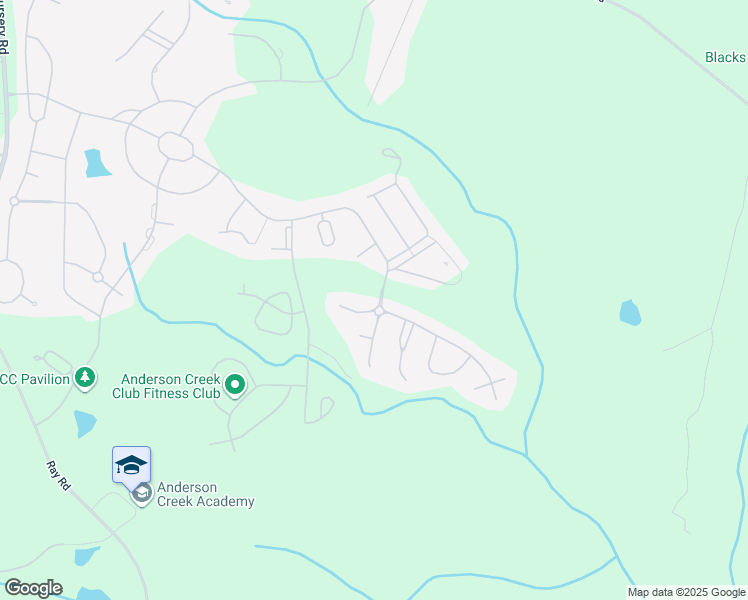 map of restaurants, bars, coffee shops, grocery stores, and more near 105 Rolling Pines Drive in Spring Lake