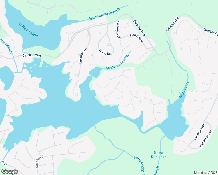 map of restaurants, bars, coffee shops, grocery stores, and more near 105 Starboard Bay in Sanford