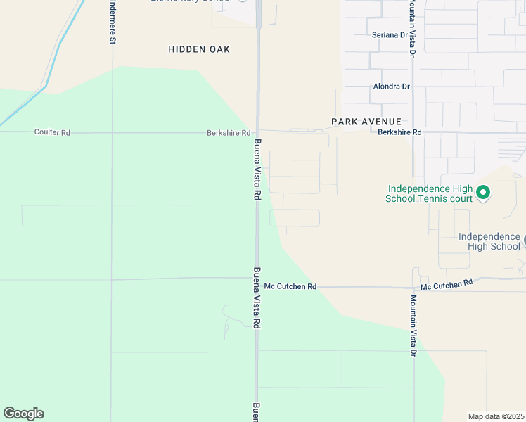 map of restaurants, bars, coffee shops, grocery stores, and more near 7730 Buena Vista Road in Bakersfield