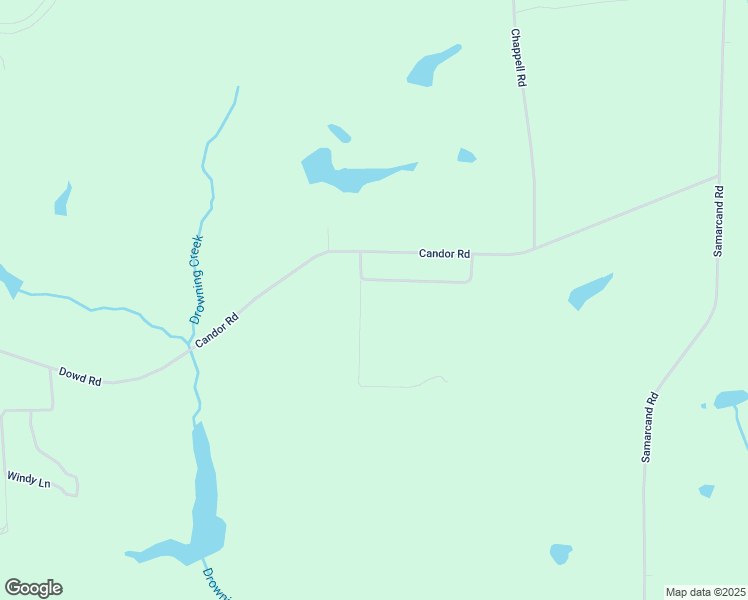 map of restaurants, bars, coffee shops, grocery stores, and more near Candor Road in Eagle Springs