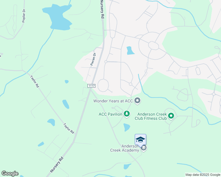 map of restaurants, bars, coffee shops, grocery stores, and more near 650 Orchard Falls Drive in Spring Lake