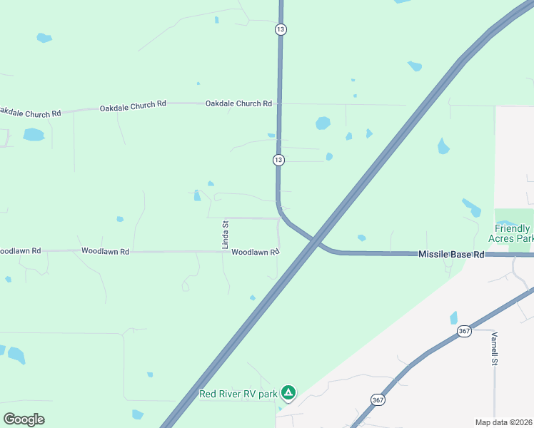 map of restaurants, bars, coffee shops, grocery stores, and more near 107 Cedar Crest Road in Judsonia
