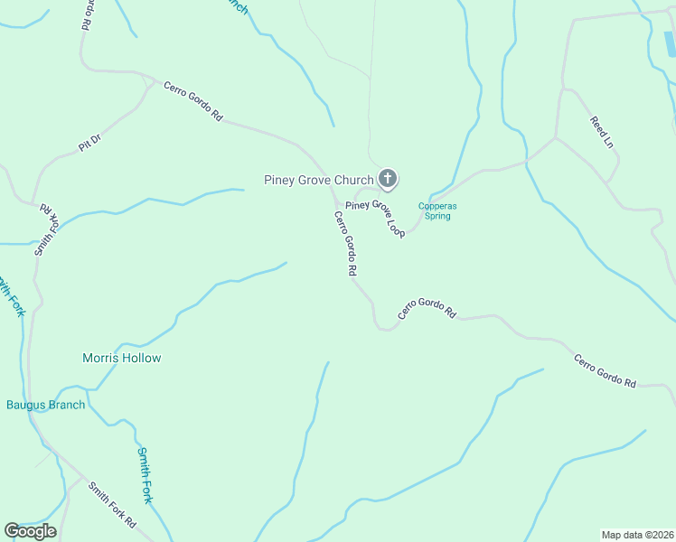 map of restaurants, bars, coffee shops, grocery stores, and more near 2813 Cerro Gordo Road in Olivehill