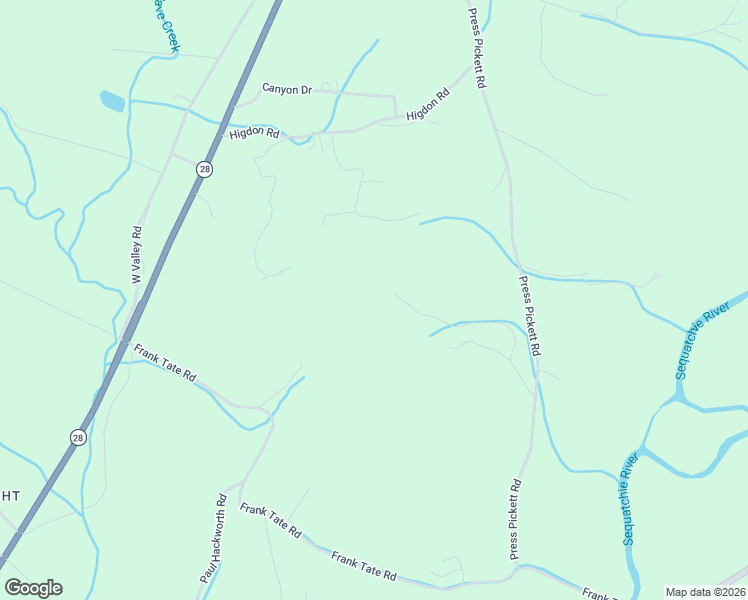 map of restaurants, bars, coffee shops, grocery stores, and more near 442 Deer Ridge Estates Road in Whitwell