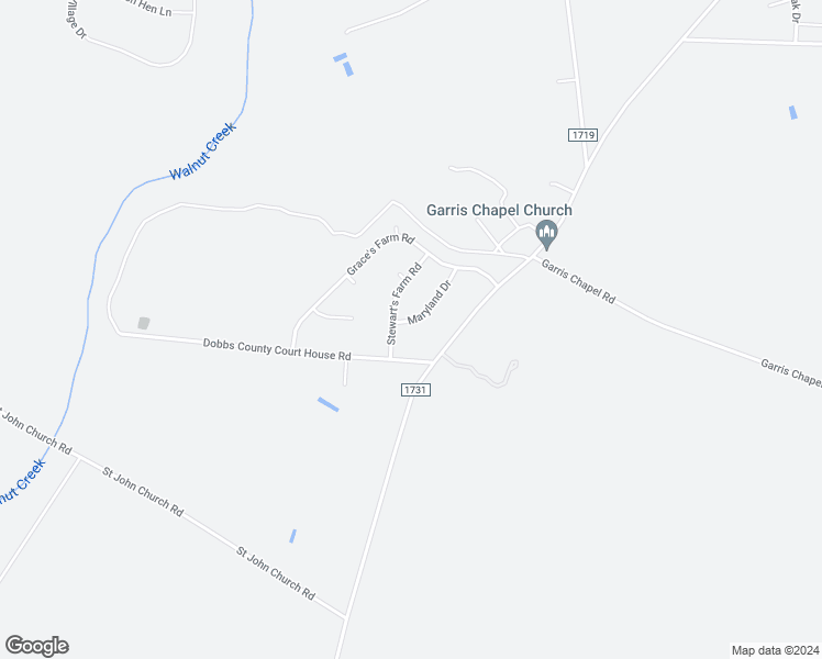 map of restaurants, bars, coffee shops, grocery stores, and more near 114 Maryland Drive in La Grange