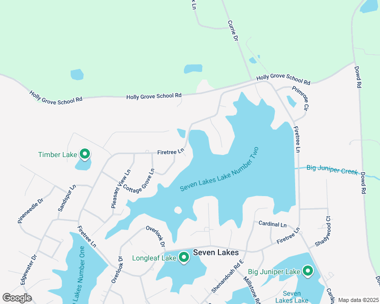 map of restaurants, bars, coffee shops, grocery stores, and more near 103 Fawn Court in Seven Lakes