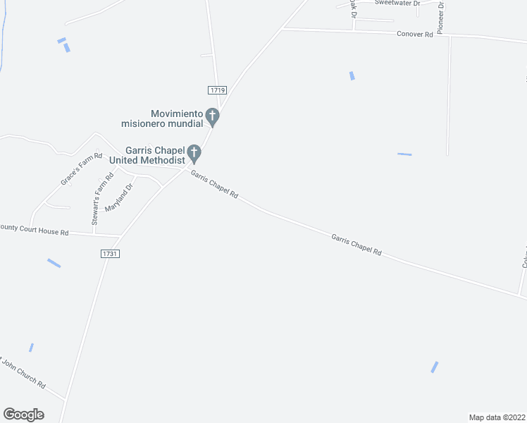 map of restaurants, bars, coffee shops, grocery stores, and more near 226 Garris Chapel Road in La Grange