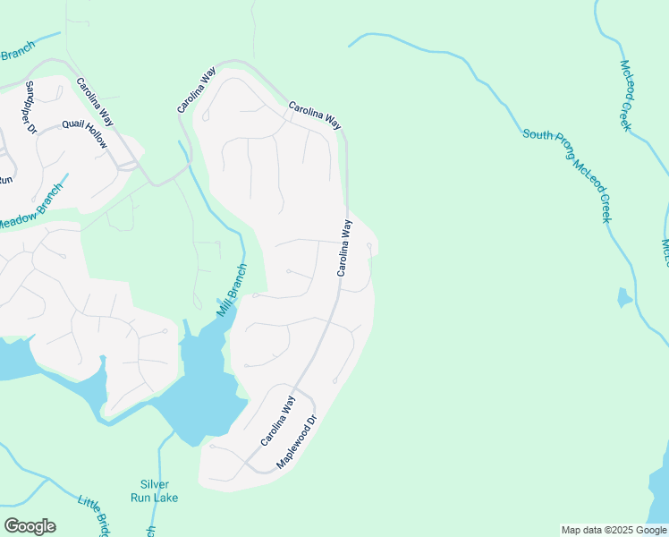 map of restaurants, bars, coffee shops, grocery stores, and more near 2834 Carolina Way in Sanford